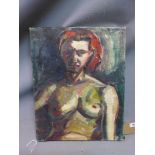 Ken Haywood (1935-1995), Still Life of a Nude, oil on canvas, signed and dated '59, the artist