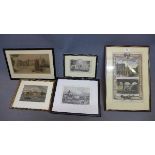 Seven 19th century prints and engravings