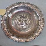 A 19th century and later silver salver/dish