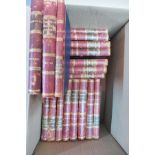 A collection of eighteen late 19th century leather bound Dickens novels, by Chapman and Hall