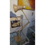 A Terry Herbert vintage angle poise lamp