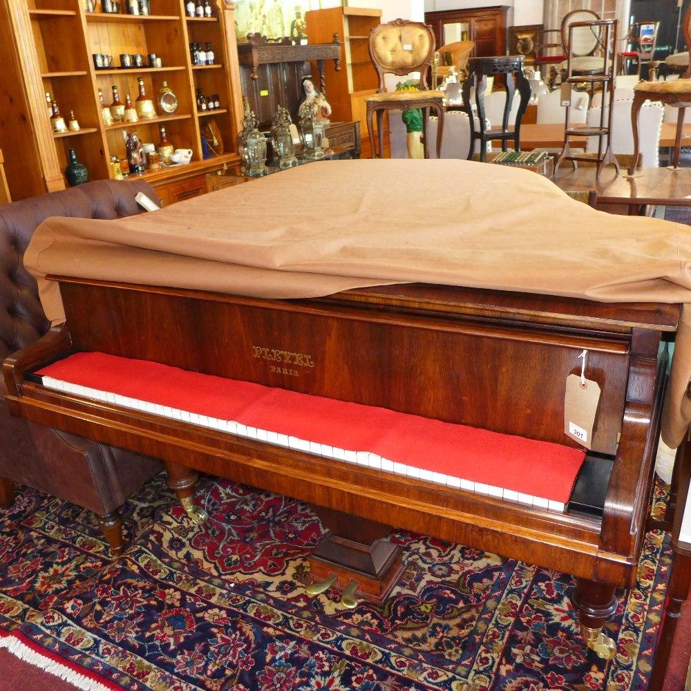 A French Pleyel rosewood baby grand piano