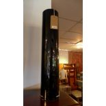 A tall cylindrical glass vase H70cm