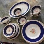 A Crown Ducal ware ceramic part dinner service