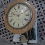 A 20th century wall clock, dial signed M. Meyer, Reading