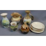 A miscellaneous collection of Boscastle pottery, (8)