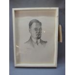 Percy Wyndham Lewis (British 1882-1957), a portrait of Lord Rothermere, lithograph, signed and dated