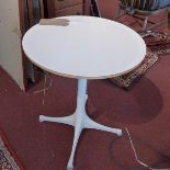 A Nelson table by George Nelson for Vitra, with labels, H.57cm