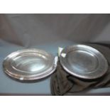 A collection of seven Christofle silver plated trays, (7)