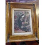 After Marc Chagall, 'Female Painter', original lithograph from the book 'Marc Chagall Lithographs