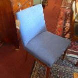 A set of four G-plan teak chairs, recently upholstered