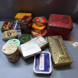 A collection of vintage tobacco tins