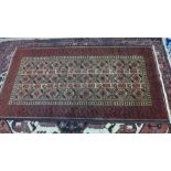 A North East Persian Meshad Belouch rug, 192cm X 100cm.