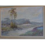 Early 20th century school, Landscape scene, oil on canvas, signed Tournier lower left, 60 x 90cm