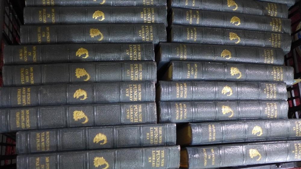 A set of twenty early 20th century New Punch Library books