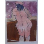 Bob Dylan (American, b.1941), Lady in a Pink Dress, giclee print, signed in pencil to lower