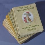 A collection of seven Beatrix Potter books, published by F. Warne & Co. Ltd, to include The Tale