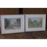 Two lithographs of Paris street scenes, bears signature, limited editions 151/500 and 476/500, 21
