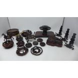 A collection of Chinese hardwood stands
