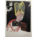 Salvador Dali (Spanish, 1904-1989), 'Mad Mad Minerva', photolithograph, 1968, signed in pencil lower