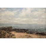 George Ogilvy Reid R.S.A. (Scottish, 1851-1928), a seascape study, oil on canvas, signed lower