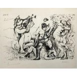 Pablo Picasso (Spanish 1881-1973,), 'Bacchanale (10.10.55)', lithograph, Richard de Bas