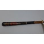 An Admiralty Special Constable truncheon, ebonised, with Special Constable crest and anchor, H.44cm