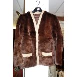 A vintage mink fur jacket