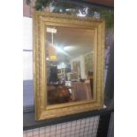 A 20th century giltwood mirror, 75 x 56cm