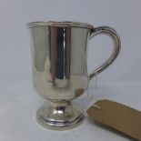 A Victorian silver tankard, on stepped circular base, James Dixon & Son, Sheffield 1851, approx. 7.3