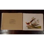 A complete collection of Chinese prints of birds, taken from 18th Century plates, (qty)