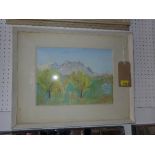 Humphrey Spender (British 1900-2005), 'Les Alpilles', watercolour, signed and dated 1970 lower