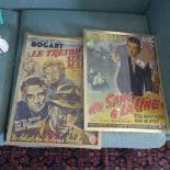 Two reproduction film posters