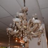 An 18th century style Venetian chandelier