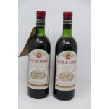 Château Kirwan, 1967, Grand Cru Classe, Margaux, 2 bottles