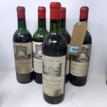 Grand Vin de Léoville, 1957, St Julien, 4 bottles; Château Belgrave, 1964, Grand Cru Claseé, Haut-