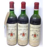 Château La Gaffelière, Premier Grand Cru Classé, 1961, Saint-Émilion, 3 bottles