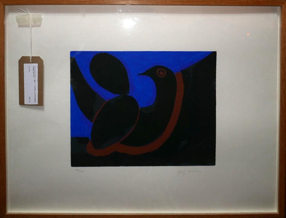 Josef Herman (British, 1911–2000), 'Bird', lithograph, signed in pencil and numbered 20/50, 30cm x