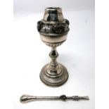 A silver incense burner with makers mark 'Mason', stamped 925, in box