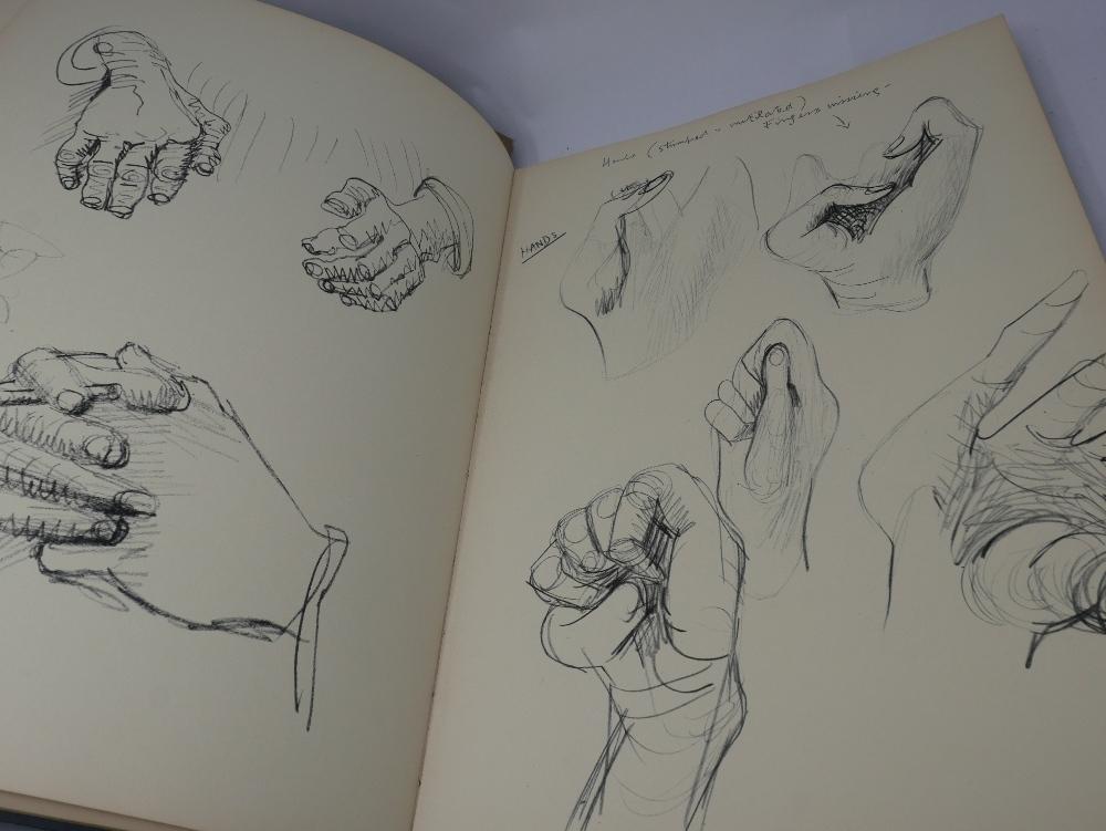 'Heads, Figures and Ideas' by Henry Moore, 1957, a book of lithographs on hand made paper, unsigned - Image 6 of 7