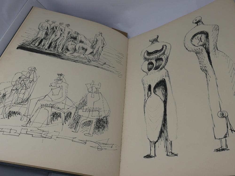 'Heads, Figures and Ideas' by Henry Moore, 1957, a book of lithographs on hand made paper, unsigned - Image 7 of 7