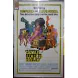 An original framed and glazed film poster, 'Cotton Comes to Harlem', circa 1970's, 102 x 68cm