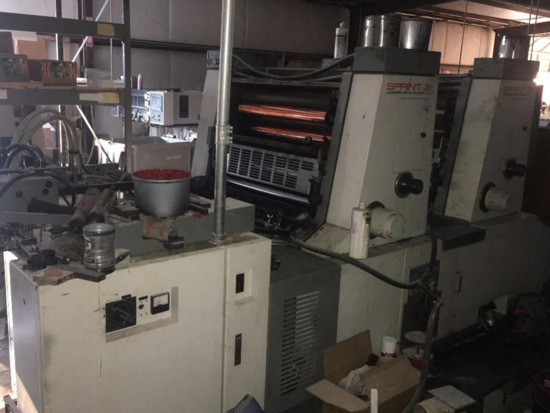 KOMORI SPRINT 26 INCH 2 COLOR OFFSET PRINTING PRESS