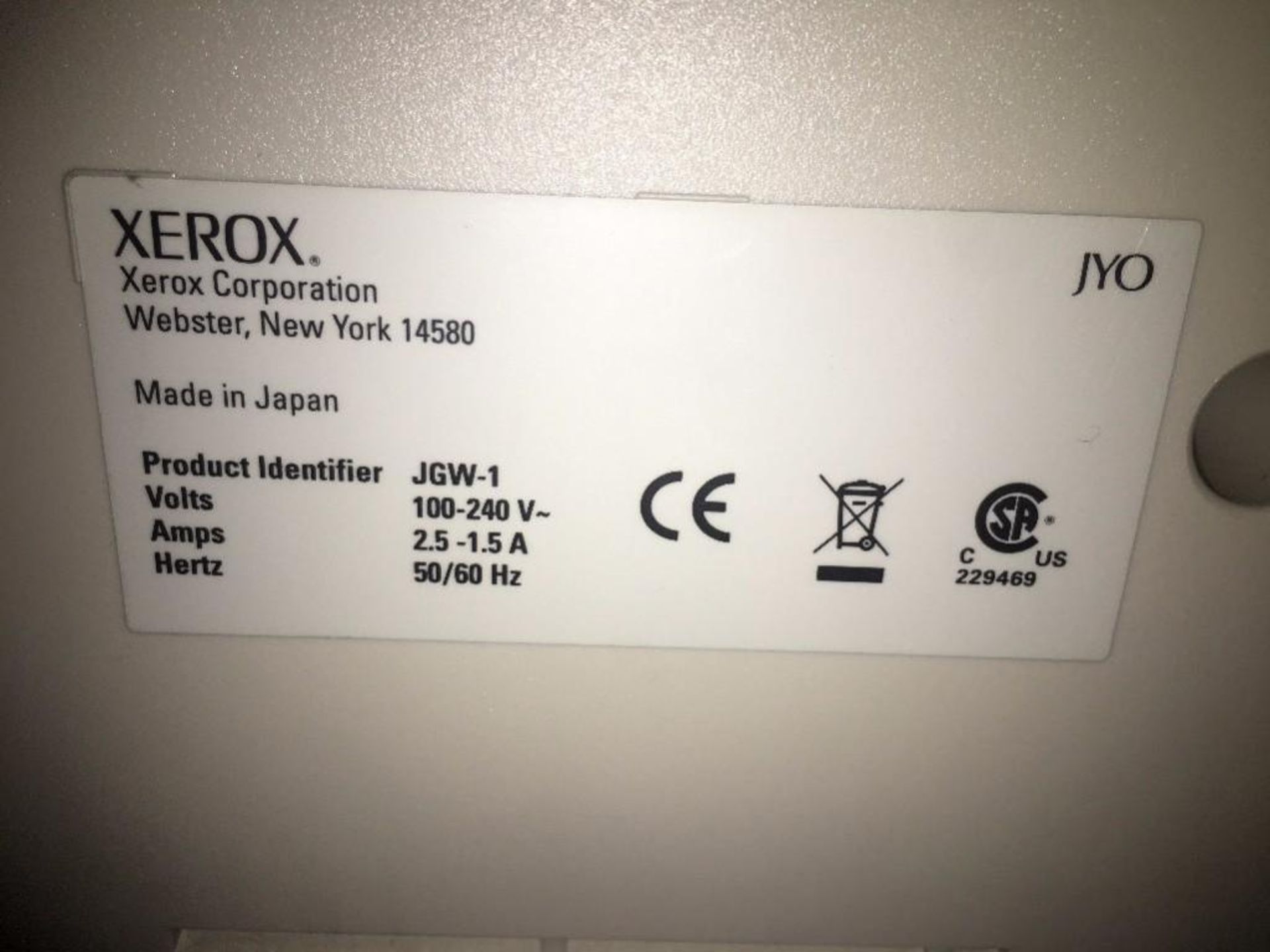 XEROX 700 DIGITAL COLOR PRESS WITH WORKSTATION / FIERY - Image 5 of 8