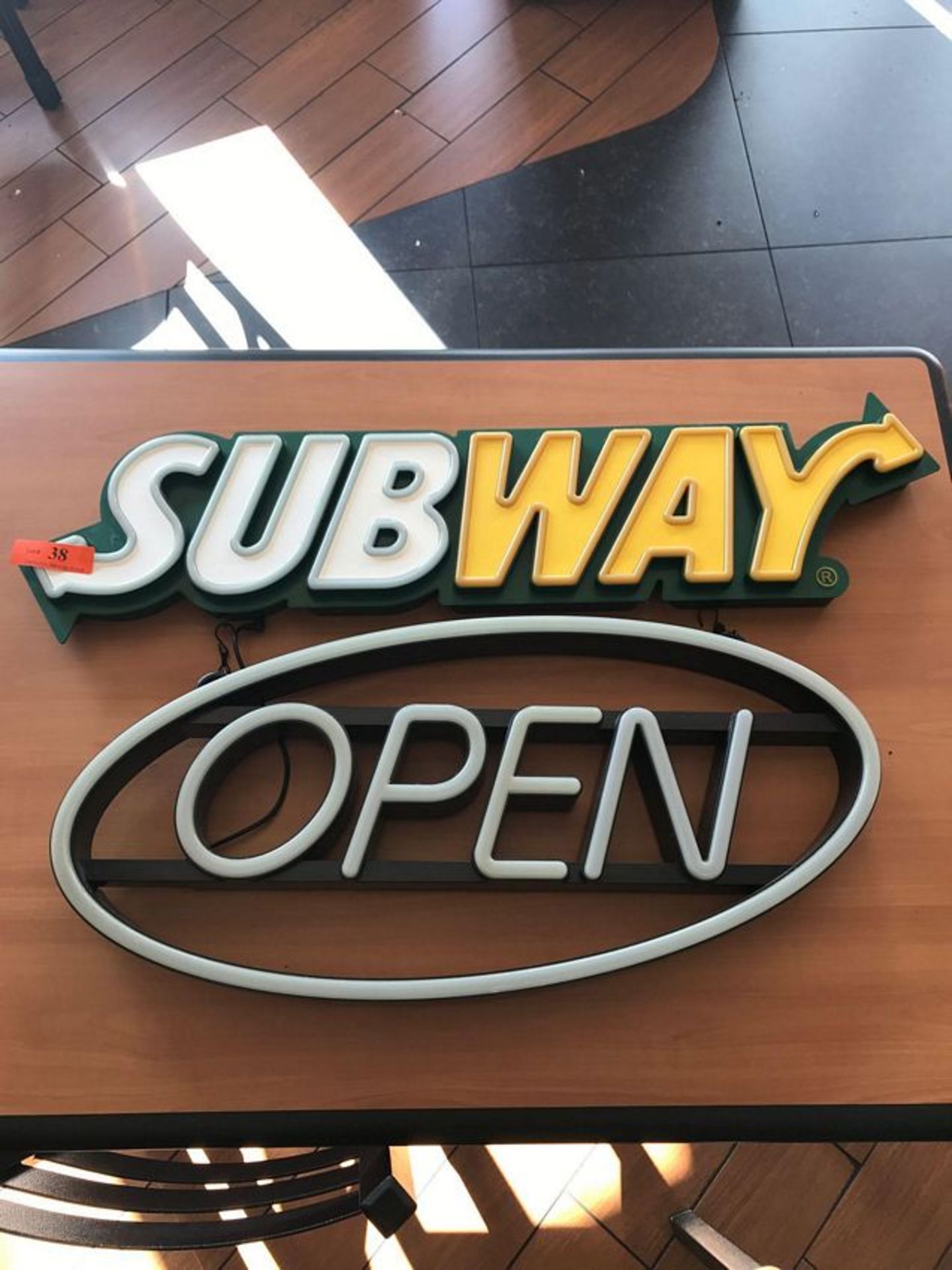 SUBWAY SIGNAGE