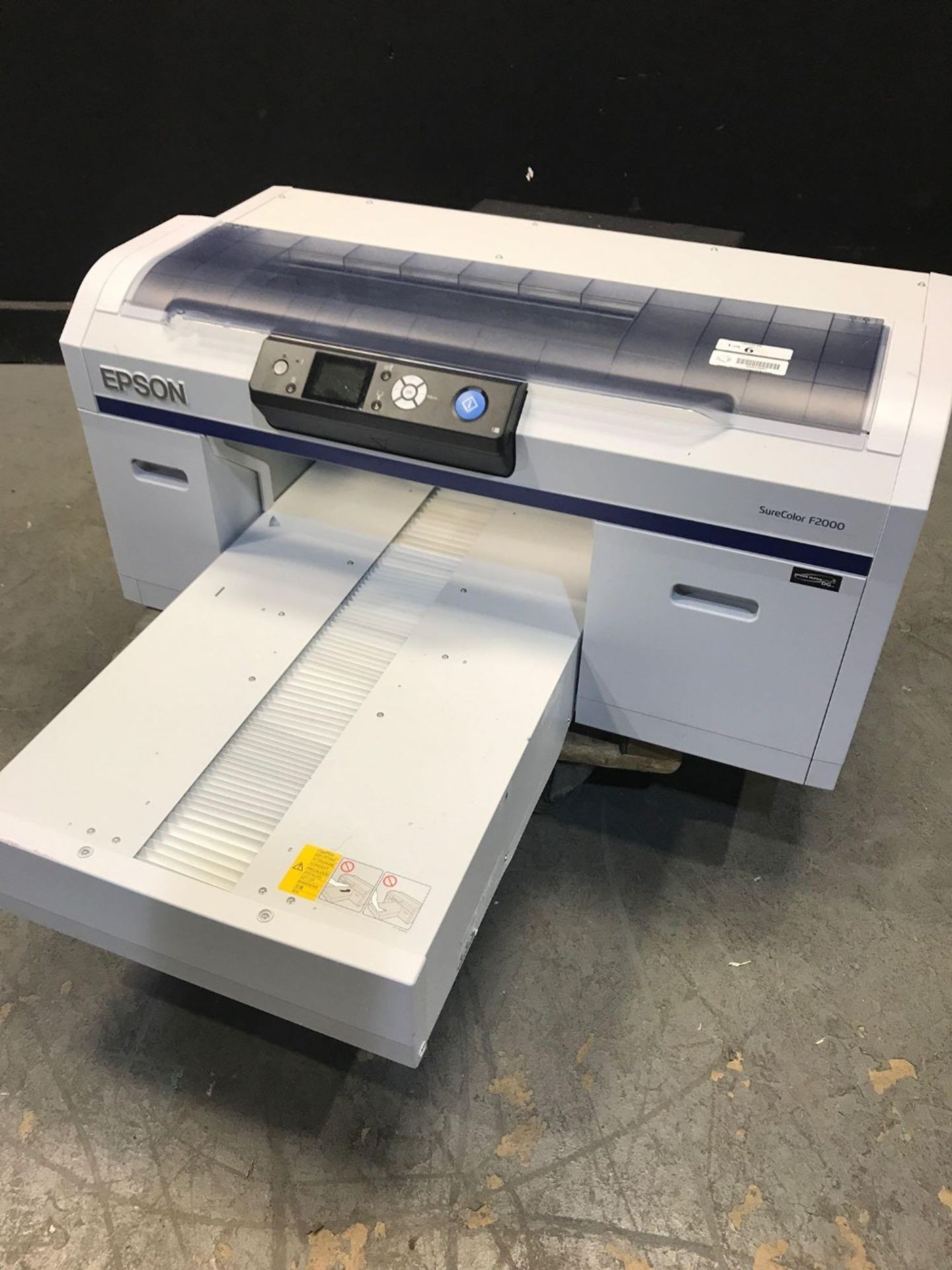 EPSON SURECOLOR F2000 WHITE EDITION DIRECT TO GARMET PRINTER