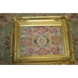 A 19TH CENTURY GILT PICTURE FRAME