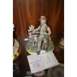 A CAPO DI MONTE LIMITED EDITION FIGURE 'GENEROUS TRAMP' FIGURE WITH CERTIFICATE N0 486/1000