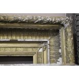 A LARGE GILT PICTURE FRAME A/F