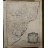 AN 18TH CENTURY MAP OF PARAGUAY - M. BONNE 1771, 42 X 32 cm